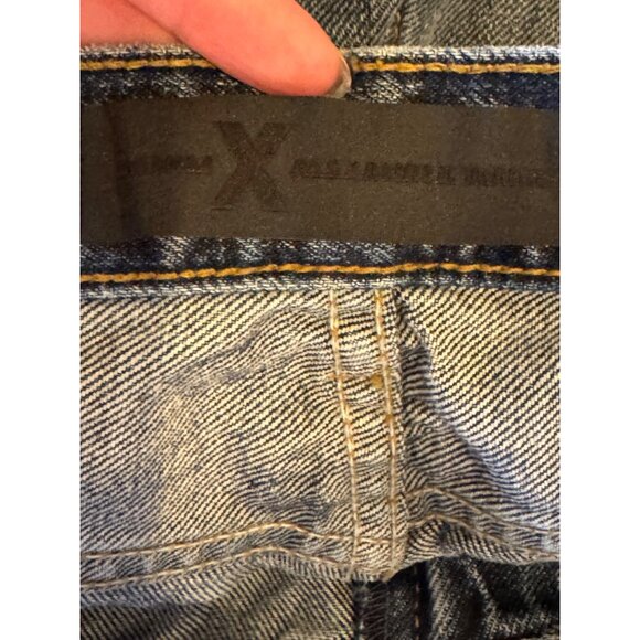 Alexander Wang Jeans‎ Women 26 Blue Medium Wash Denim Faded Straight Leg Luxury - Picture 9 of 11